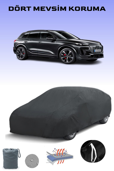 Breen أسود، AUDI Q6 E-TRON، مشمع السيارة، غطاء السيارة، خيمة السيارة