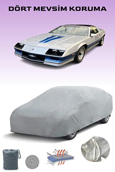 Breen Gray Chevrolet Camaro 3 Car Tarpaulin, Auto Cover, Car Tent