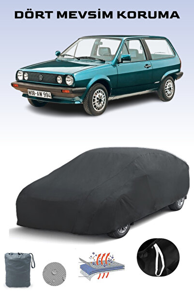 Breen أسود، فولكس فاجن بولو 3 أبواب 1981 - 1994، قماش مشمع للسيارة، غطاء سيار...