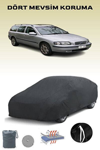 Breen Black, Volvo V70 2000 - 2004, Car Tarpaulin, Auto Cover, Car Tent