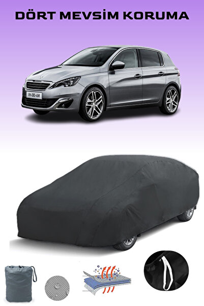 Breen أسود، بيجو 308 - 5 أبواب 2013 - 2017، مشمع السيارة، غطاء السيارة، خيمة ...