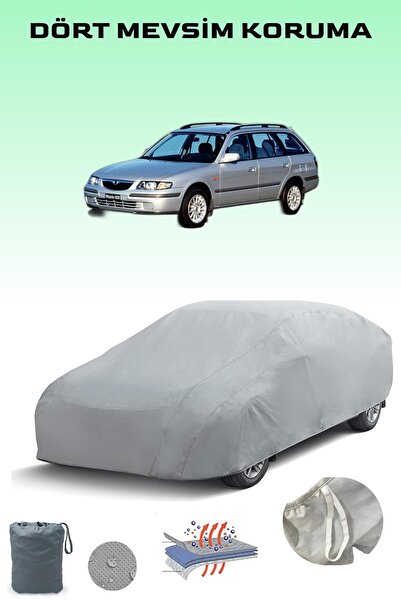 Breen عربة مازدا 626 ذات 5 محطات - مشمع سيارة مقاوم للماء والشمس وخيمة