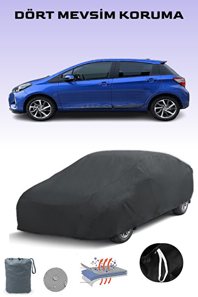 Breen Black, Toyota Yaris 5 Door 2017 - 2019, Car Tarpaulin, Auto Cover, Car ...