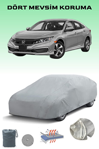 Breen غطاء سيارة هوندا سيفيك 10 سيدان رمادي اللون، غطاء سيارة، خيمة سيارة