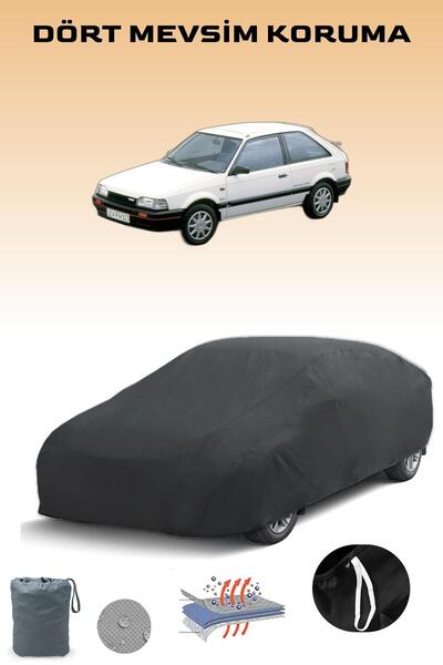 Breen أسود، مازدا 323 3 هاتشباك، مشمع السيارة، غطاء السيارة، خيمة السيارة