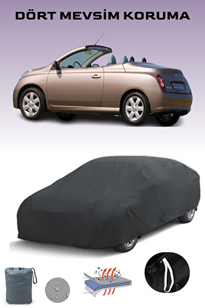Breen أسود، NISSAN MICRA C+C 2005 - 2008، مشمع السيارة، غطاء السيارة، خيمة ال...