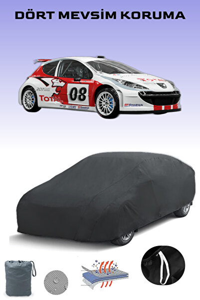 Breen أسود، بيجو 207 سوبر 2000، مشمع السيارة، غطاء السيارة، خيمة السيارة