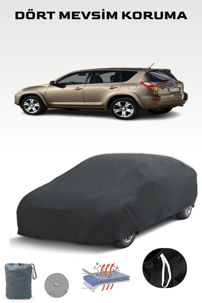 Breen Black, TOYOTA RAV4 5 DOOR 2013 - 2015, Car Canvas, Car Cover, Car Tent