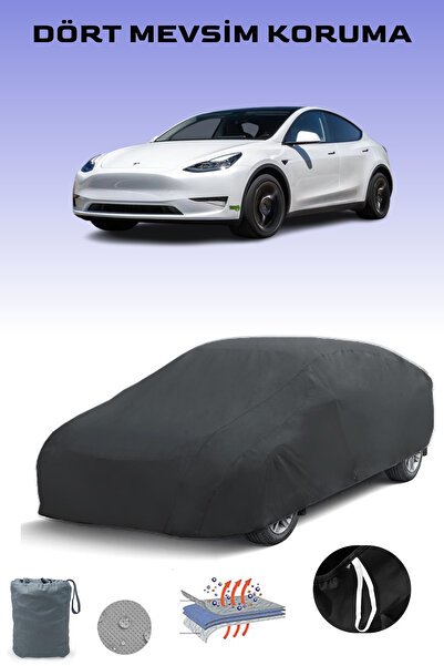 Breen Siyah, TESLA MODEL Y, Araba Brandası, Oto Örtüsü, Araba Çadırı