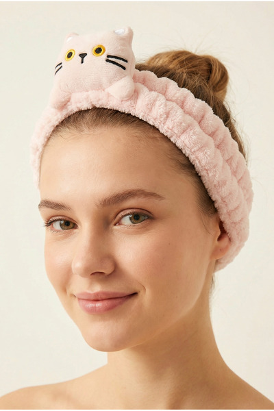 Forever Kedi Figürlü Peluş Saç Bandı