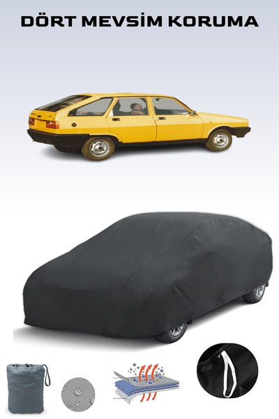 Breen أسود، DACIA 1325 LIBERTA 1990 - 1996، مشمع السيارة، غطاء السيارة، خيمة ...