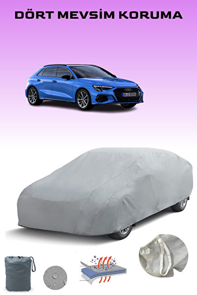 Breen Gri, Audi A3 Hatchback Oto Branda, Araba Brandası, Koruma Örtüsü, Toz ve Su Geçirmez, Sağlam Kumaş