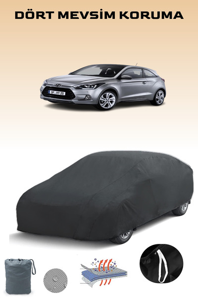Breen غطاء سيارة هيونداي I20 2 كوبيه أسود، غطاء سيارة، خيمة سيارة