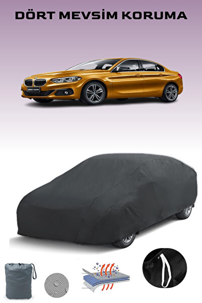 Breen أسود، سيارة BMW 1 SERIES SEDAN (F52) 2017 - 2021، قماش مشمع للسيارة، غط...