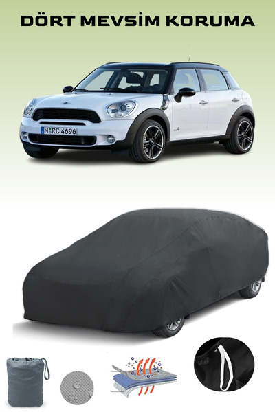 Breen أسود، ميني كوبر كونتري مان 2014 - 2016، مشمع السيارة، غطاء السيارة، خيم...