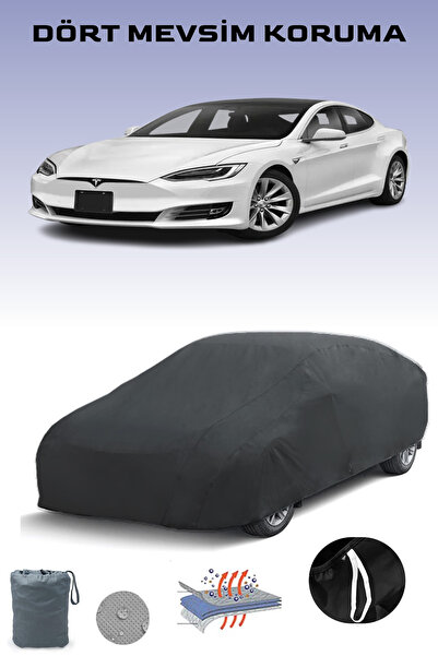 Breen أسود، TESLA MOTORS MODEL S 2016 - 2021، مشمع السيارة، غطاء السيارة، خيم...