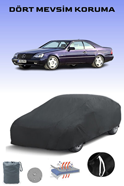 Breen أسود, MERCEDES CL COUPE (C140) 1996 - 1998, قماش سيارة, غطاء سيارة, خيم...