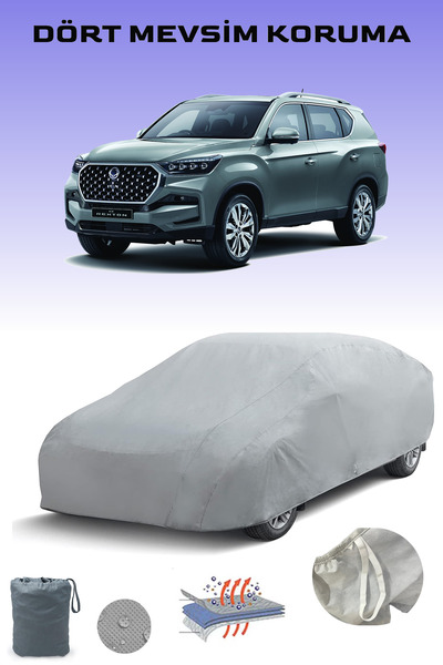 Breen غطاء سيارة متوافق مع KGM Rexton، غطاء سيارة، خيمة سيارة، مقاوم للماء وأ...