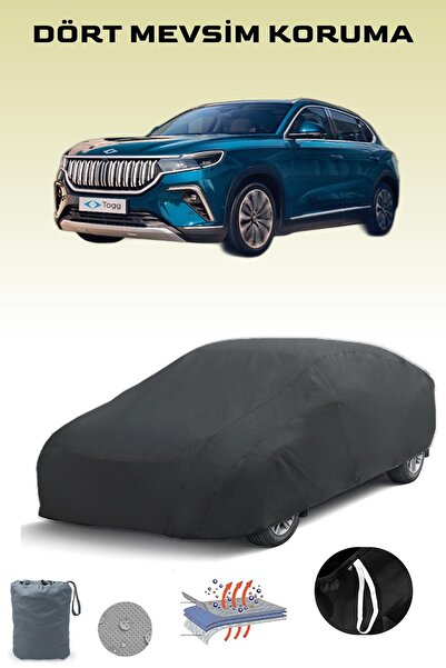 Breen Siyah, TOGG T10X, Araba Brandası, Oto Örtüsü, Araba Çadırı