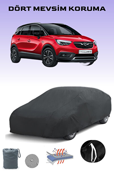 Breen أسود، أوبل كروس لاند X، قماش مشمع للسيارة، غطاء سيارة، خيمة سيارة، خيمة سيارة