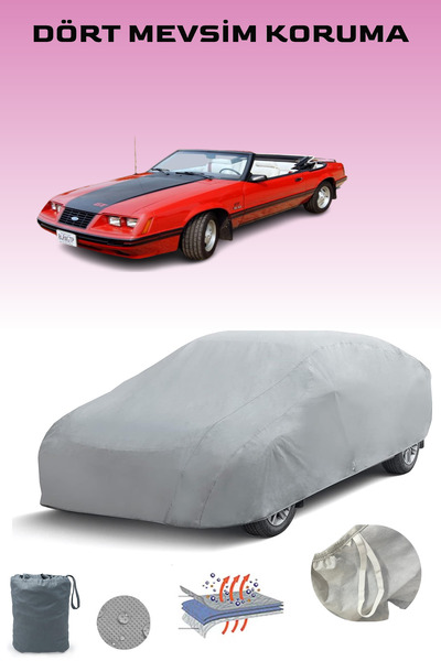 Breen سيارة قابلة للتحويل متوافقة مع Ford Mus-tang 3 - خيمة سيارة مقاومة للما...