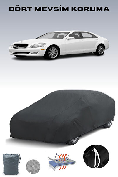 Breen أسود، مرسيدس S-SERIES (W221) 2005 - 2009، مشمع السيارة، غطاء السيارة، خ...