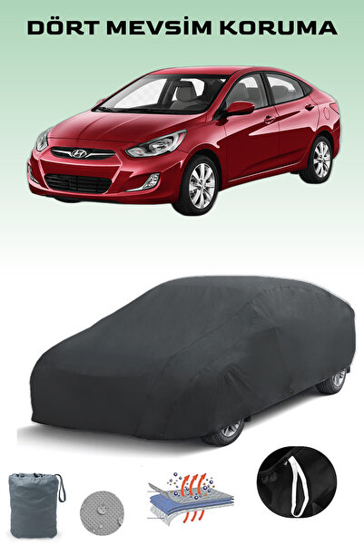 Breen أسود، HYUNDAI ACCENT 5 أبواب 2011 - 2017، مشمع السيارة، غطاء السيارة، خ...