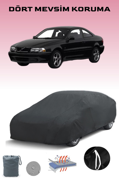 Breen أسود، فولفو C70 سي 70 كوبي، قماش مشمع للسيارة، غطاء سيارة، خيمة سيارة