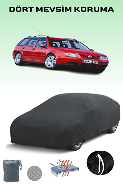 Breen Black Volkswagen Bora Variant Car Tarpaulin, Auto Cover, Car Tent