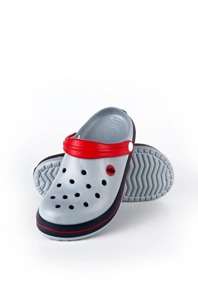 Akınal Bella شبشب نسائي من Lugmo شبشب مستشفى سابو باللون الرمادي والأحمر