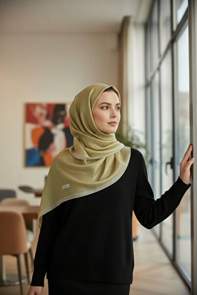 Onur Rochie de seară cu șal degradat cu sclipici strălucitoare Îmbrăcăminte modestă - Client de calitate