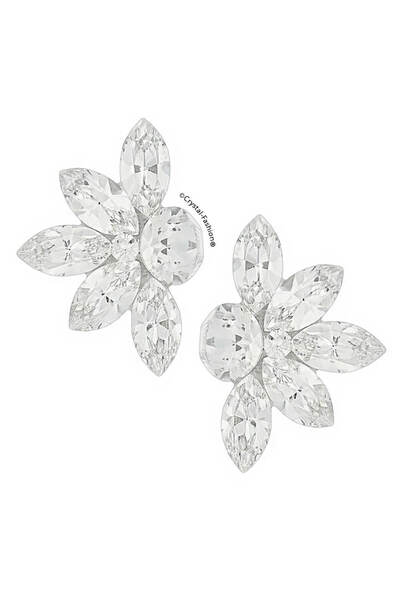 Crystal-Fashion® Cercei Argint Lotus