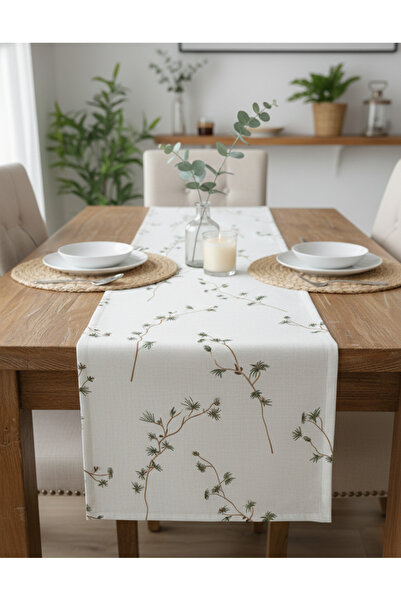 Markaev Doğal Sadelik Pamuklu Masa Runner 0051– 50x150 cm