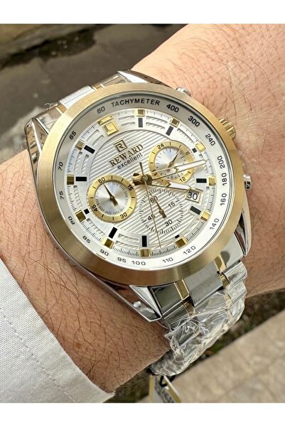 Reward Çelik Erkek Kol Saati Bileklik Kombinli