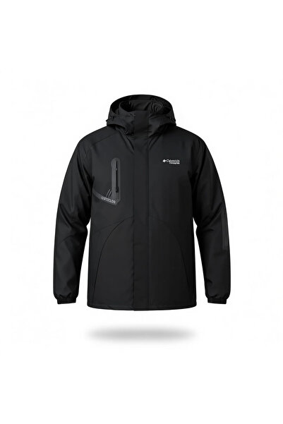 Butik Original Imported Fabric Large Size Loose Fit Clmb Double Zipper Coat+Fleece