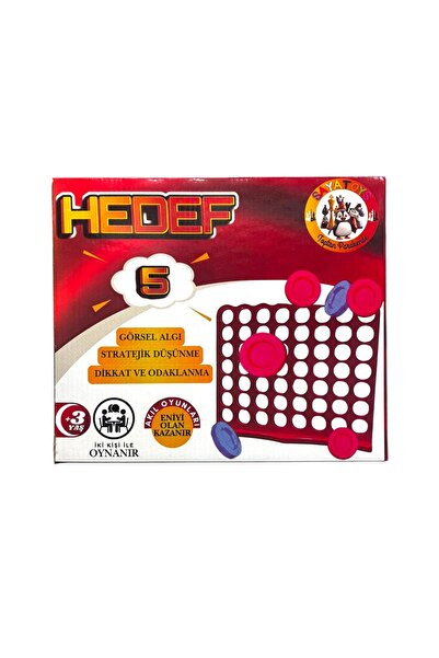 Genel Markalar Hedef 5 Zeka Ve Strateji Akıl Oyunu Sürükleyici Rakip Oyun