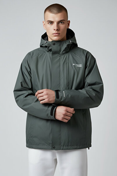 Butik Plus Size Loose Fit Clmb Double Zipper Coat+Fleece