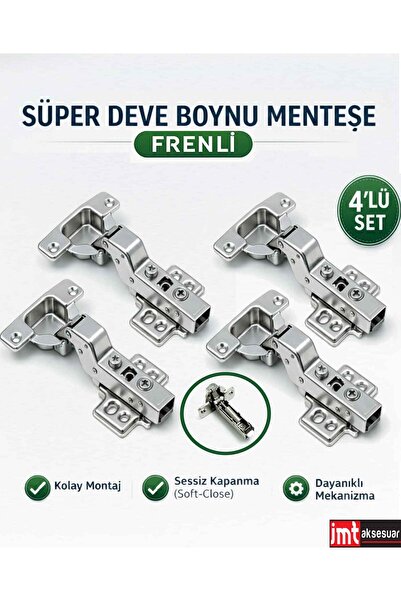 İMT AKSESUAR FRENLİ PİSTONLUSÜPER DEVE BOYNU MOBİLYA MUTFAK DOLAP KAPAĞI MENT...