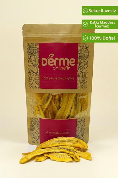 Derme Muz Kurusu - Şeker İlavesiz 250 Gram