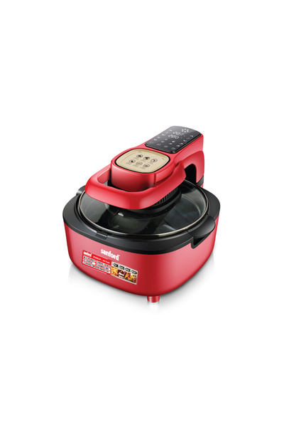 Sanford قلاية هوائية ديجيتال من سانفورد 5 لتر لون أحمر