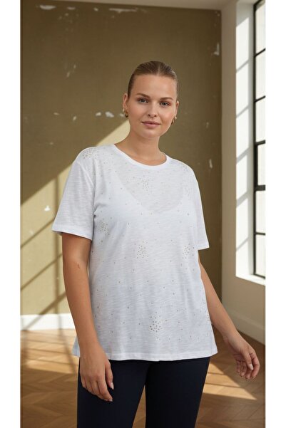 Curly WHITE STONE T-SHIRT