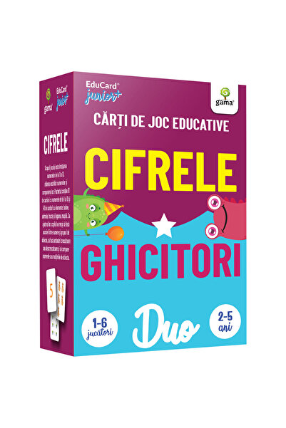 Gama Numbers. Riddles. Duo EduCard Packs