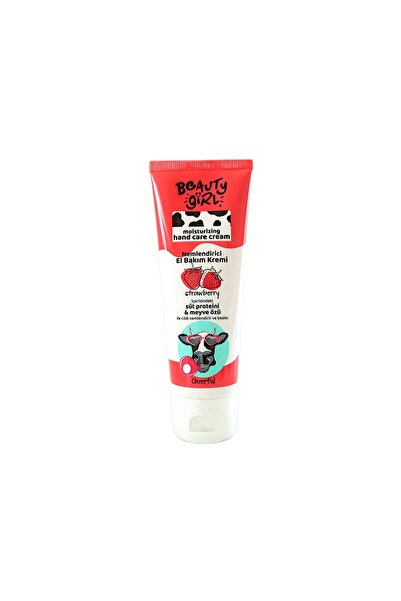 beauty girl EL KREMİ ÇİLEK MILK THRAPY 75 ML