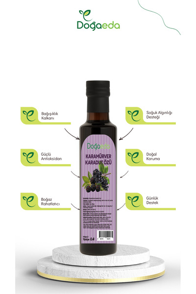 DOĞAEDA Karamürver Karadut Özü - 680 Gr (katkısız)