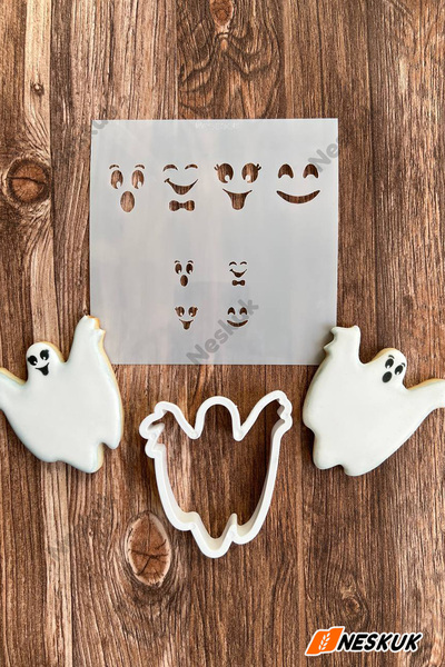 Neskuk قالب كوكيز بتصميم الهالوين + قالب الهالوين، قاطع الهالوين