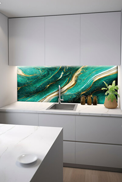 DECOMALL Rezistent la apă 50x100cm Placă de gresie pentru podea de bucătărie ...