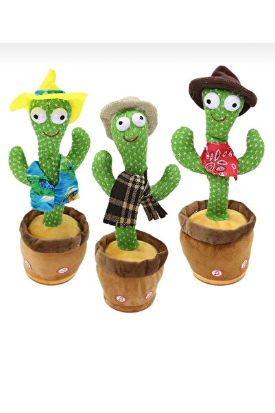 le parisse EĞLENCELİ DANS EDEN ŞARKI SÖZLEYEN IŞIKLI TAKLİTÇİ ŞARJLI KAKTÜS