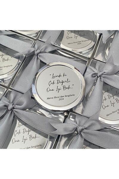 MAMORİ 10 Adet Hediyelik Ayna Bebek Hediyelik Bebek Mevlüdü, Söz-nişan Hediye...