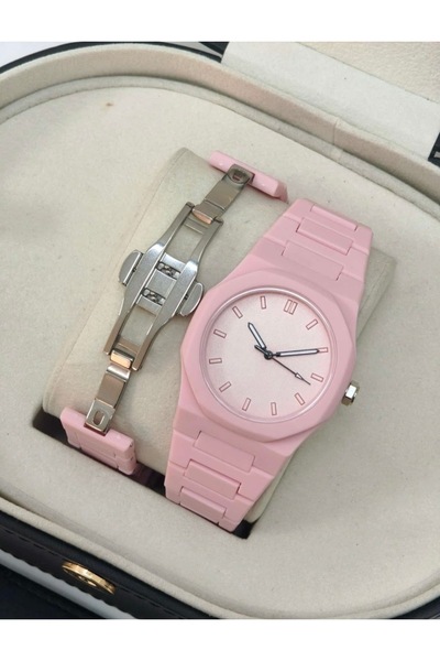 Yegane Unisex Silikon Karbon Kordon Kol Saati Eşref Model