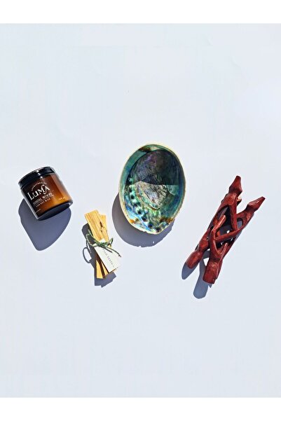 Lumagiftbox Serenity Ritüel Mini Set / Palo Santo Tütsü, Abalone Kabuğu, Soya...